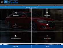 Tablet Screenshot of howertonhonda.com